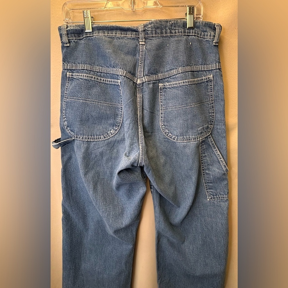 GAP 1970s-80s Vintage Men’s Carpenter Jeans Size 34x32 - Picture 4 of 7